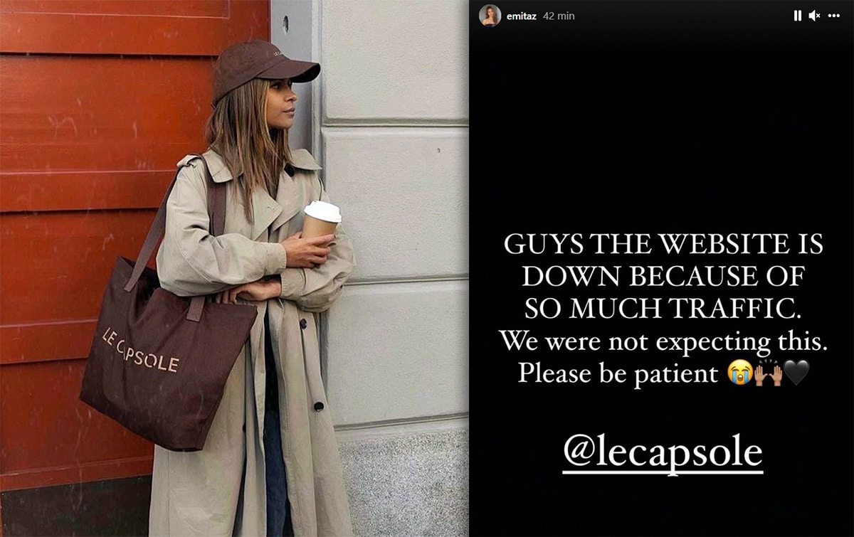 Crash del sito quando l’influenza svedese lancia l’e-commerce internazionale