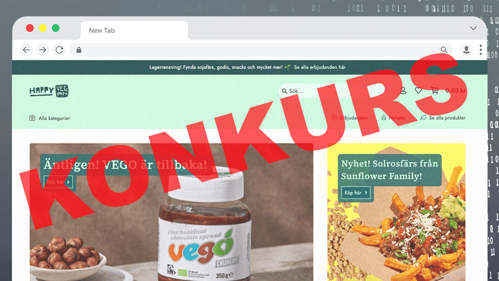 Happy Vegan i ny konkurs – E-handelsutmaningar fortsätter